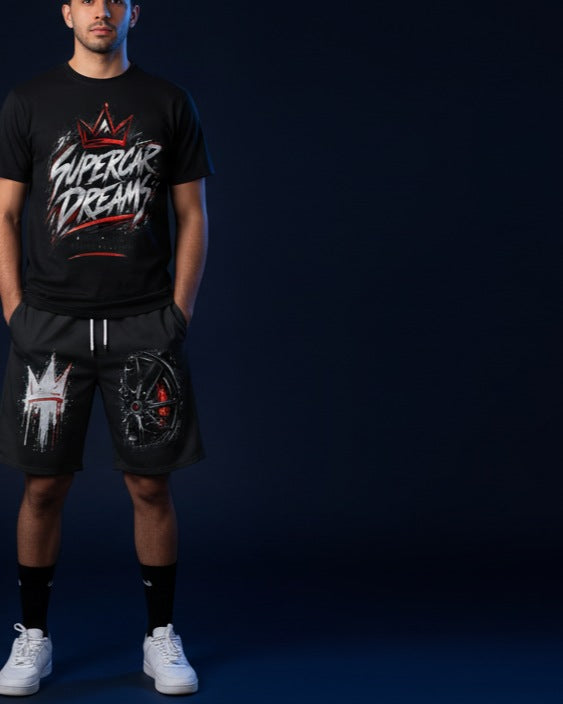 NM9 Executive Collection tee and sweat shorts