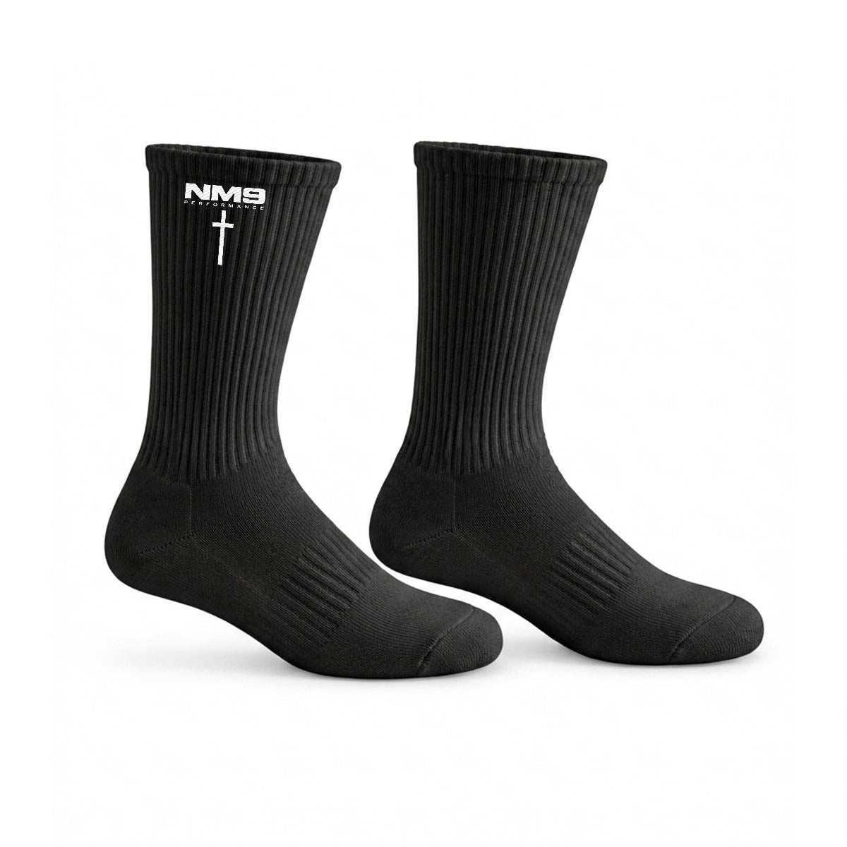 NM9 Crew Socks | Black