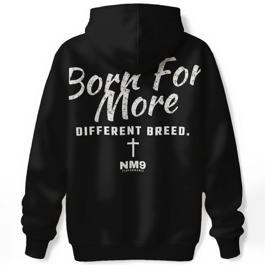 NM9 Performance Hoodie | Born For More | Black