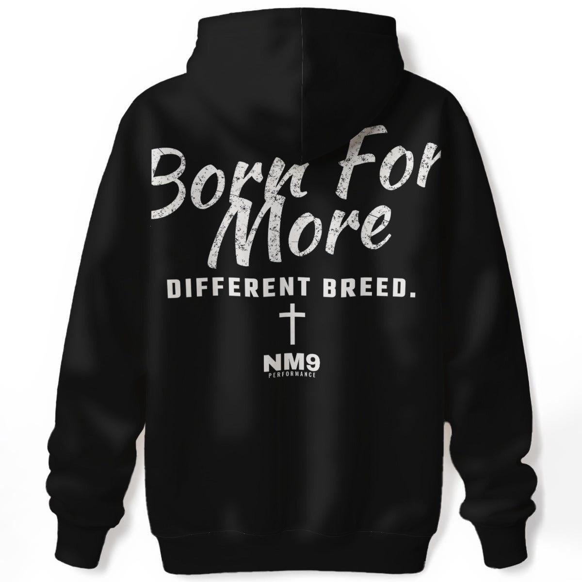 NM9 Performance Hoodie | Born For More | Black