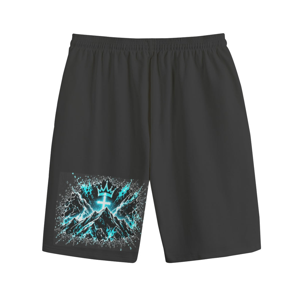 NM9 Ice Collection Sweat Shorts | God's Plan Series | Black