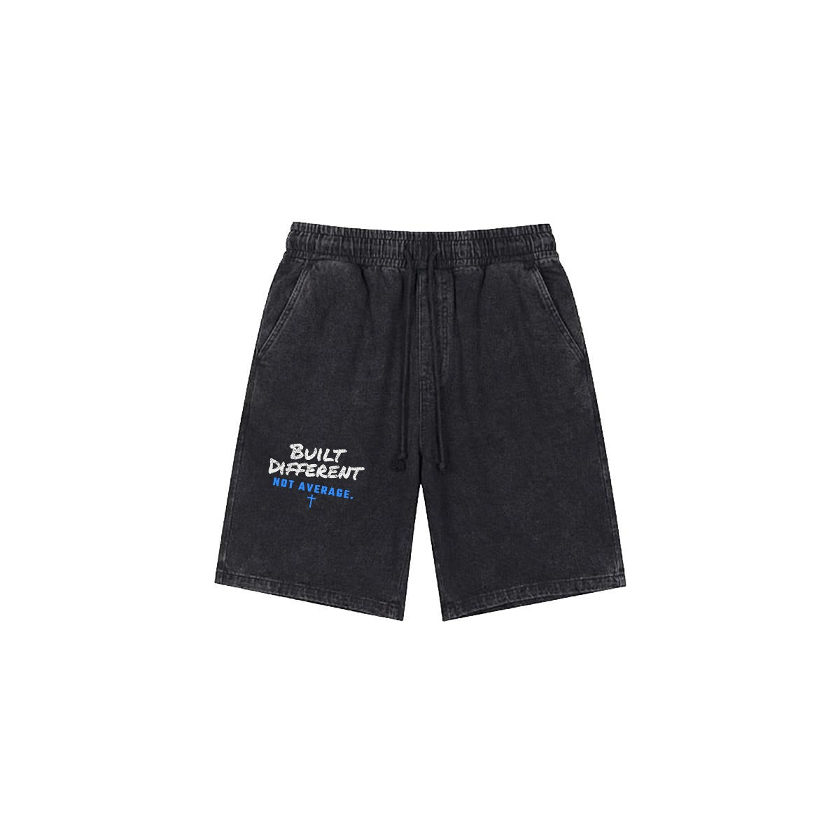 NM9 Performance Heavyweight Sweat Shorts | Built Different | Black