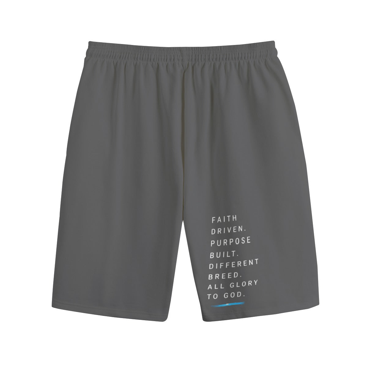 NM9 Signature Series Sweat Shorts | Discipline Builds Freedom | Steel Gray