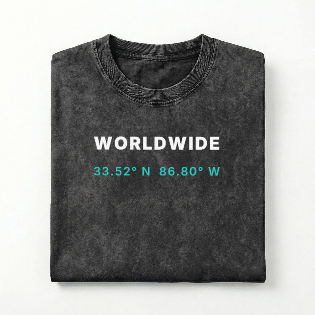 NM9 Ice Collection Heavyweight Tee | Worldwide | Black