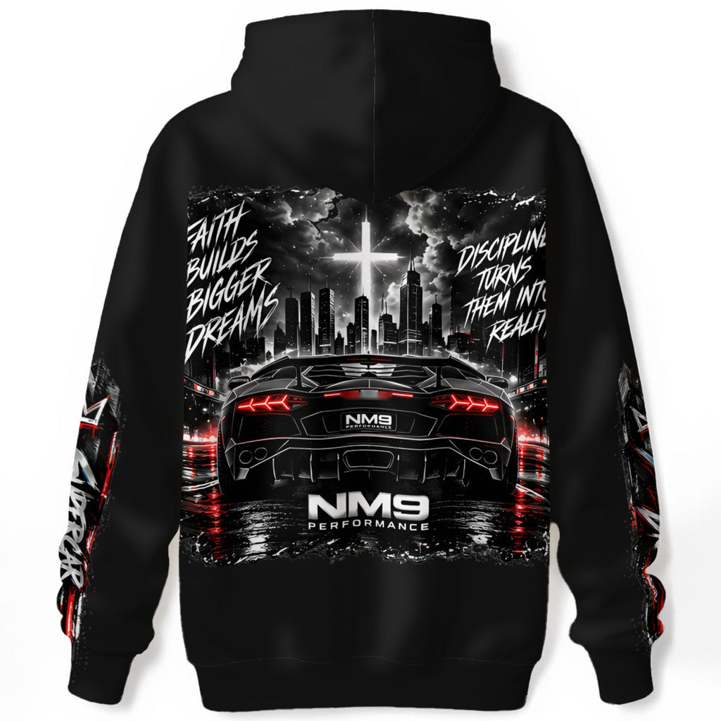 NM9 Executive Collection Hoodie | Supercar Dreams | Black