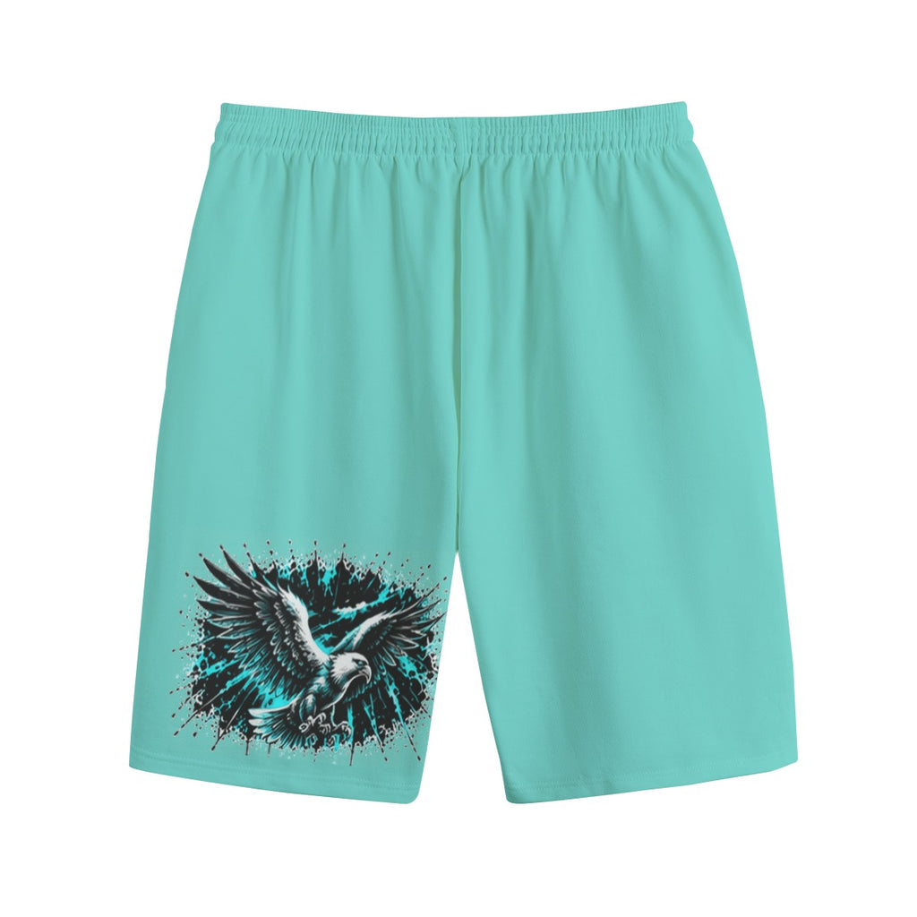 NM9 Ice Collection Sweat Shorts | Chasing Greatness Series | Ice Teal