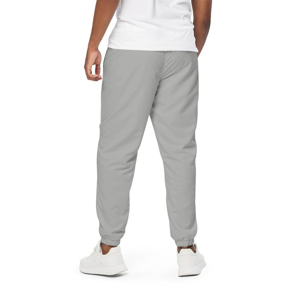 Not By Sight Joggers | Leg Script + Cross | Heather Grey