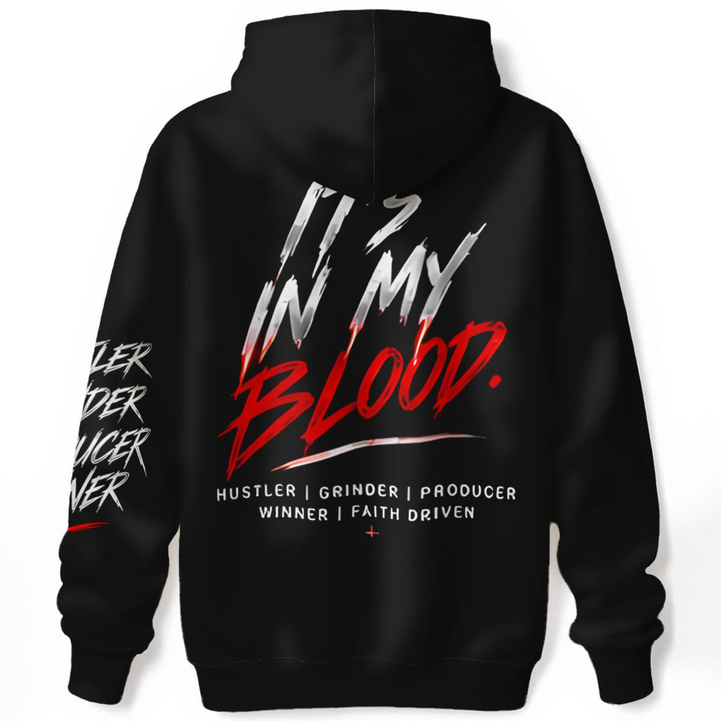 NM9 Bloodline Collection Hoodie | It's In My Blood | Black