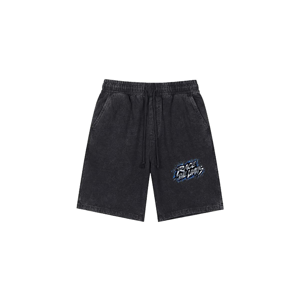 NM9 Executive Collection Heavyweight Sweat Shorts | Race The Limits | Black
