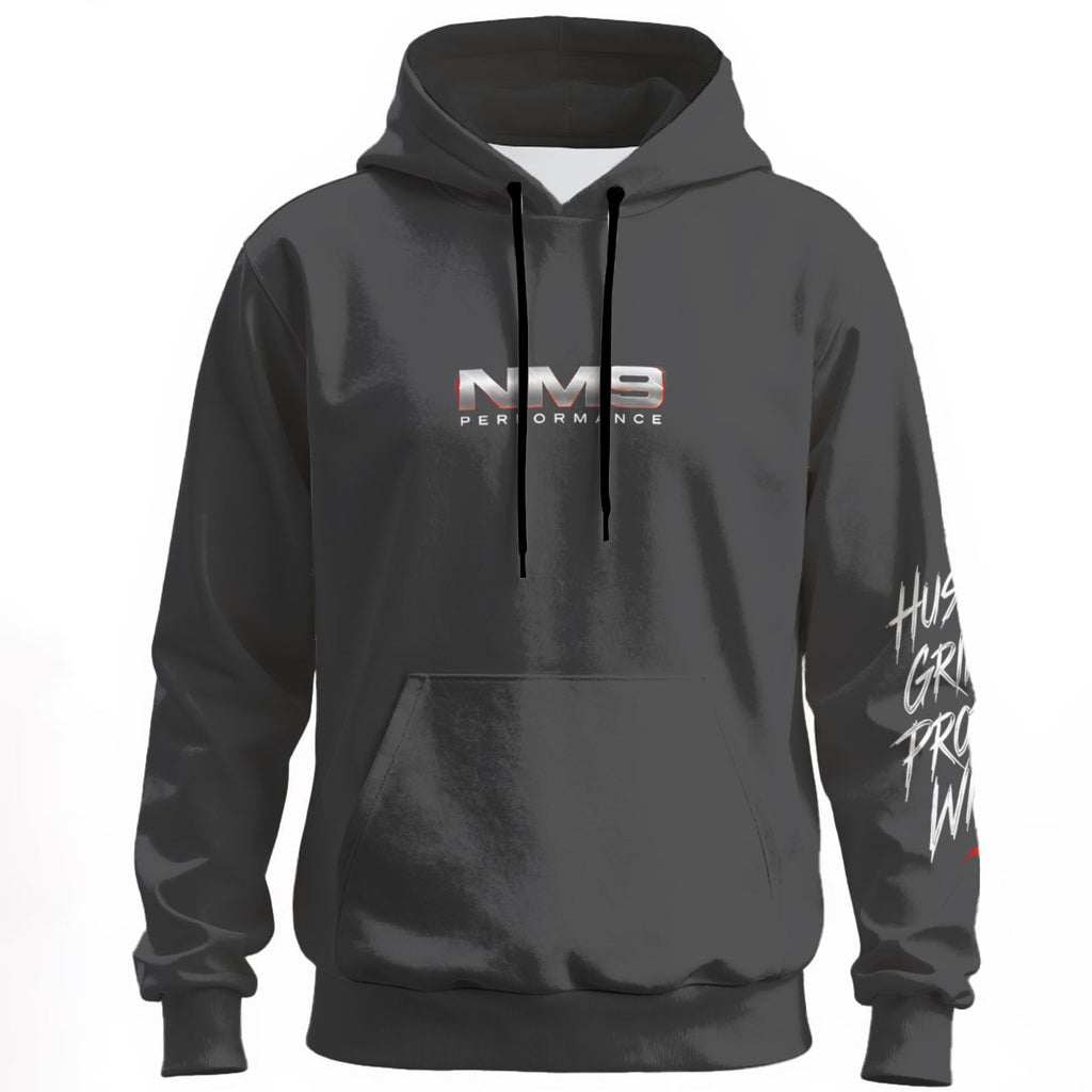 NM9 Bloodline Collection Hoodie | DNA Helix | Steel Gray