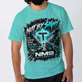 NM9 Ice Collection Tee | Not By Sight Series | Ice Teal