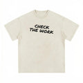 NM9 Performance Heavyweight Tee | Check The Work | Bone