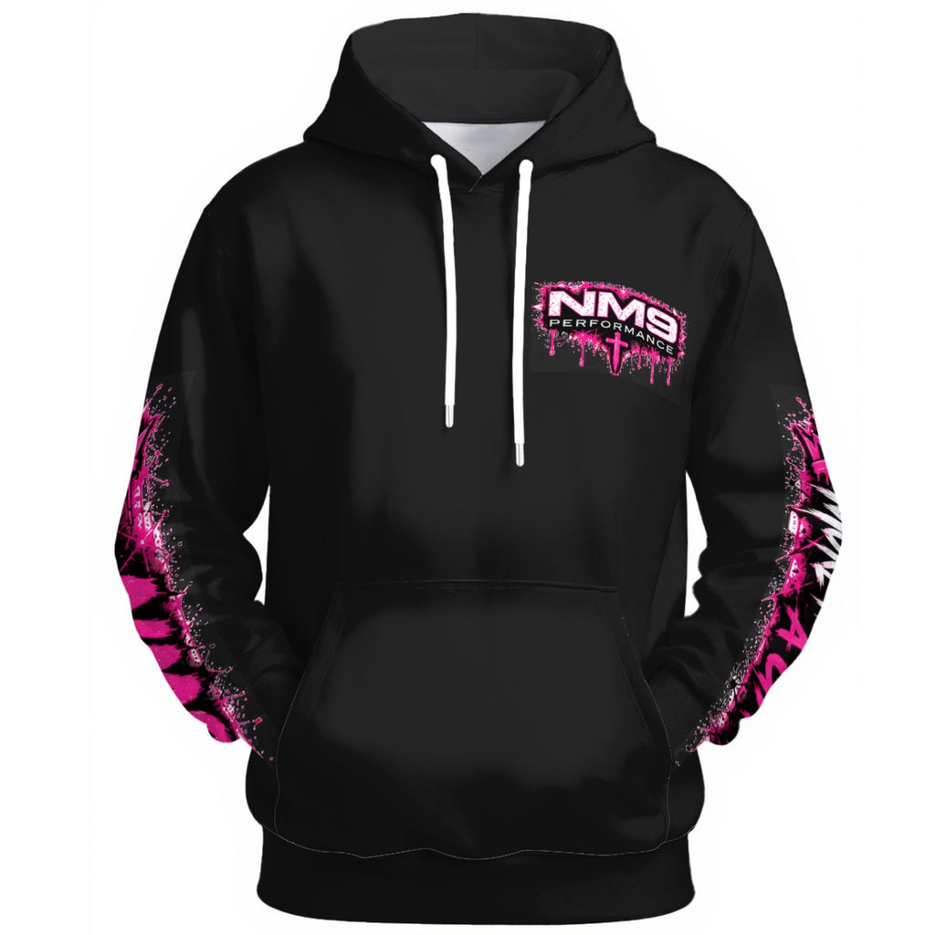 NM9 Pink Collection Hoodie | More Than A Game Chest | Black
