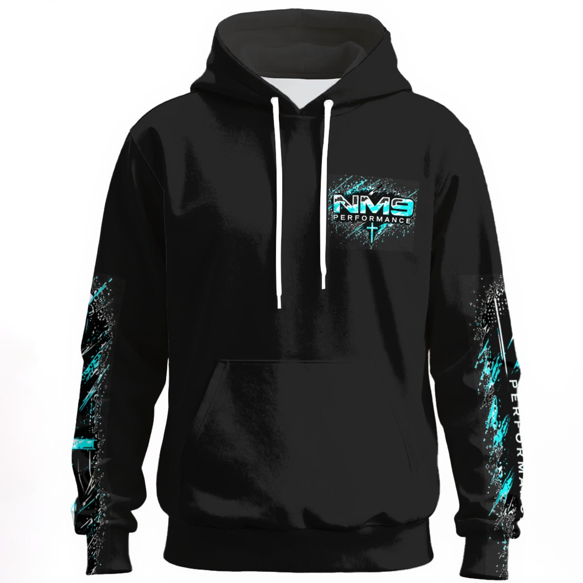 NM9 Ice Collection Hoodie | Signature Series Chest | Black