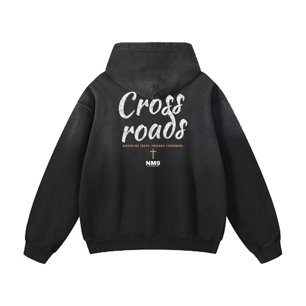 NM9 Performance Heavyweight Hoodie | Crossroads | Black