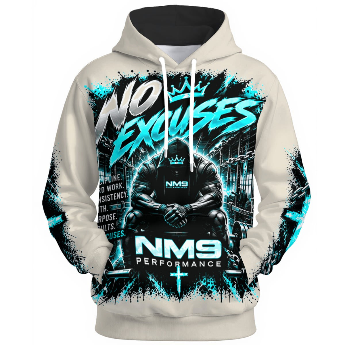 NM9 Ice Collection Hoodie | No Excuses Series | Bone