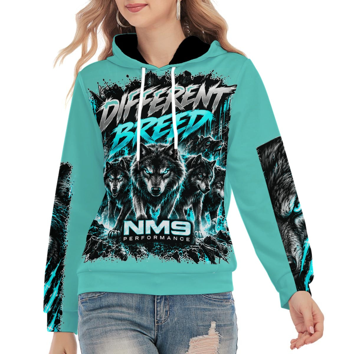 NM9 Ice Collection Hoodie | Different Breed Series | Ice Teal