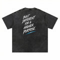 NM9 Signature Series Heavyweight Tee | Built Different For A Higher Purpose | Black
