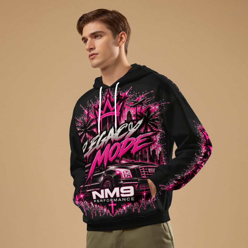 NM9 Pink Collection Hoodie | Legacy Mode | Black