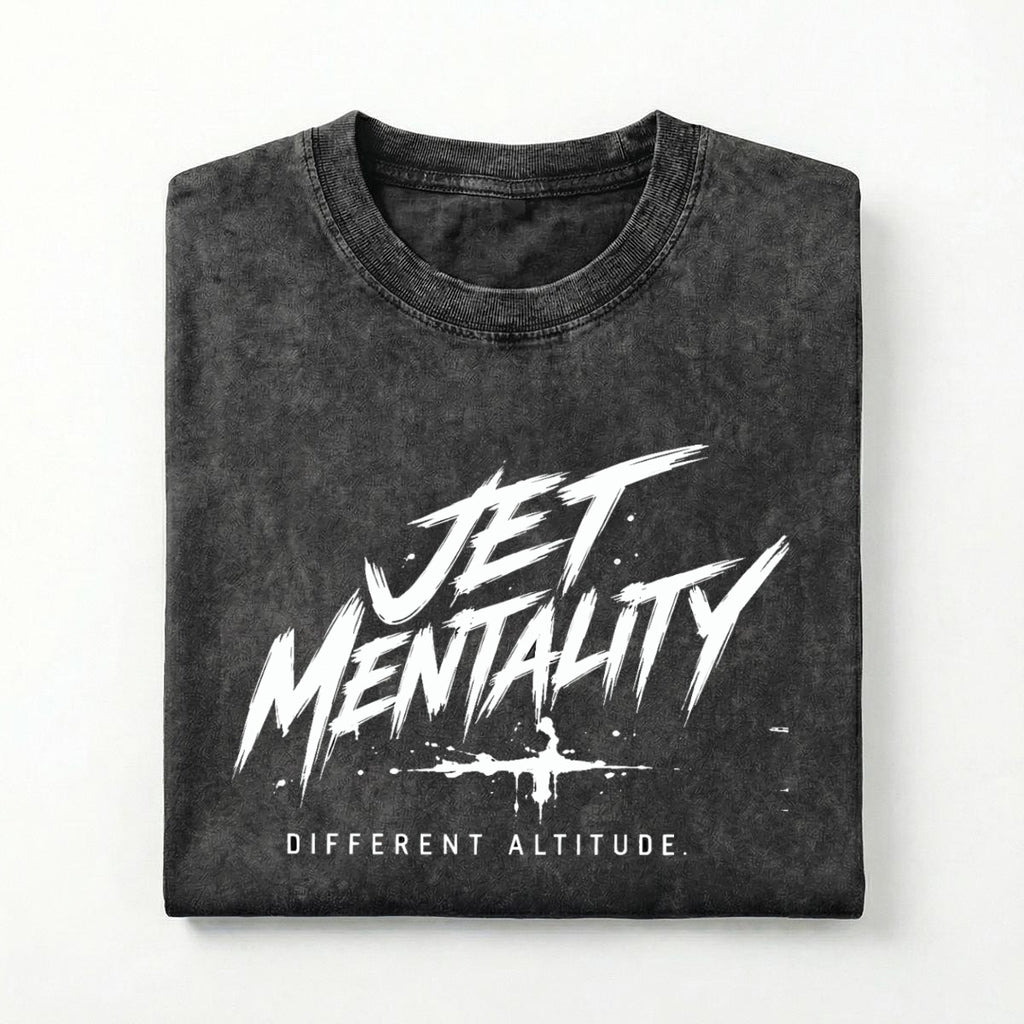 NM9 Executive Collection Heavyweight Tee | Jet Mentality | Black