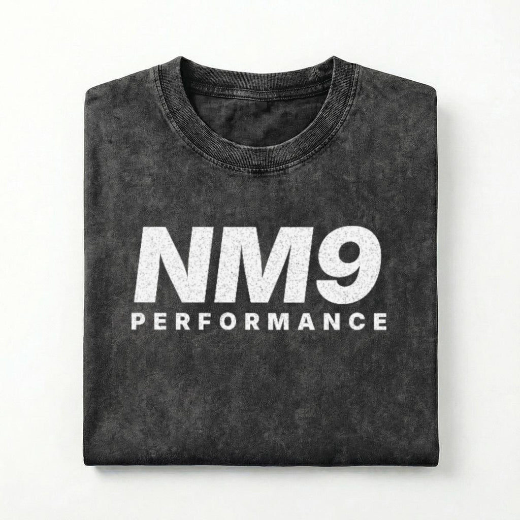 NM9 Performance Heavyweight Tee | Signature | Black