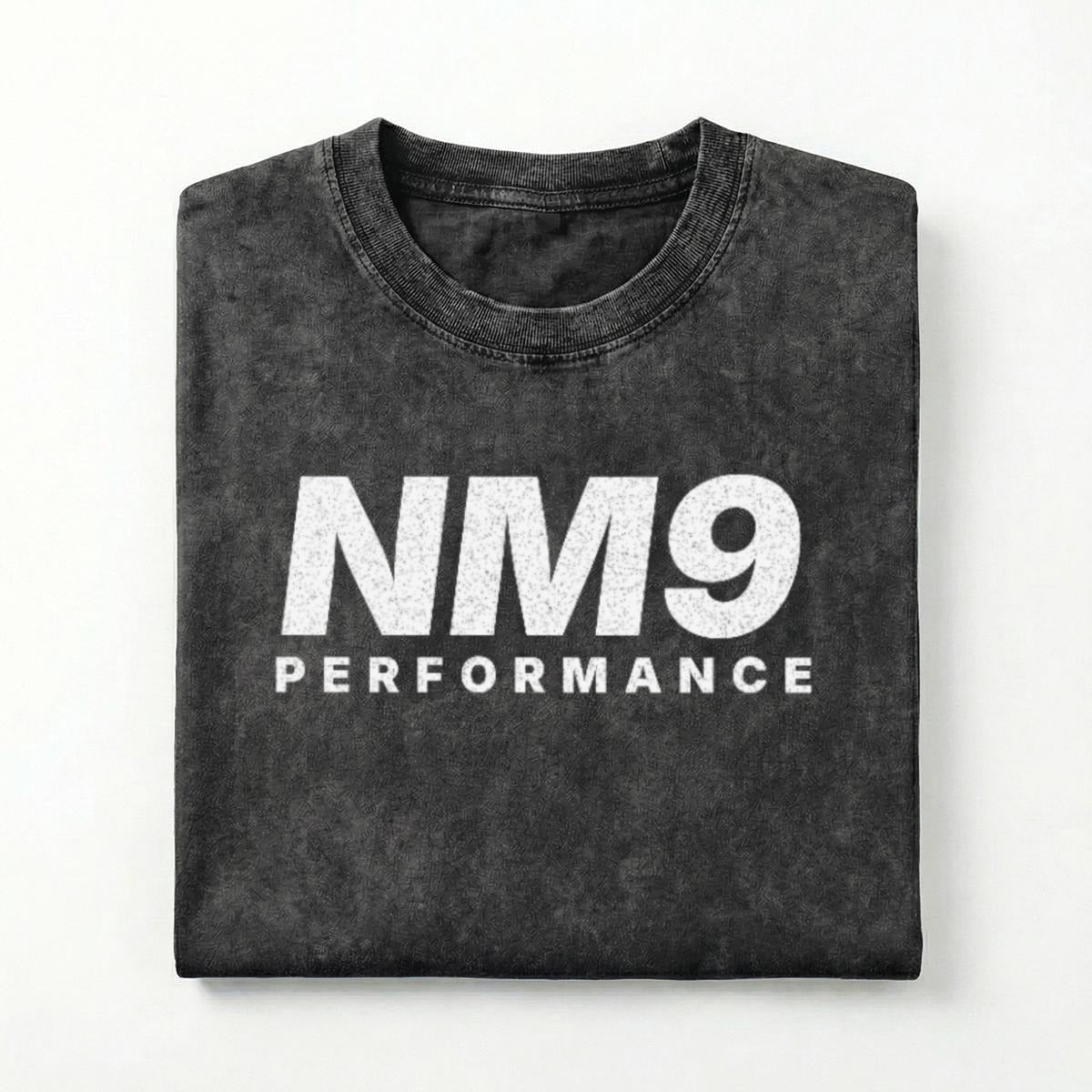 NM9 Performance Heavyweight Tee | Signature | Black