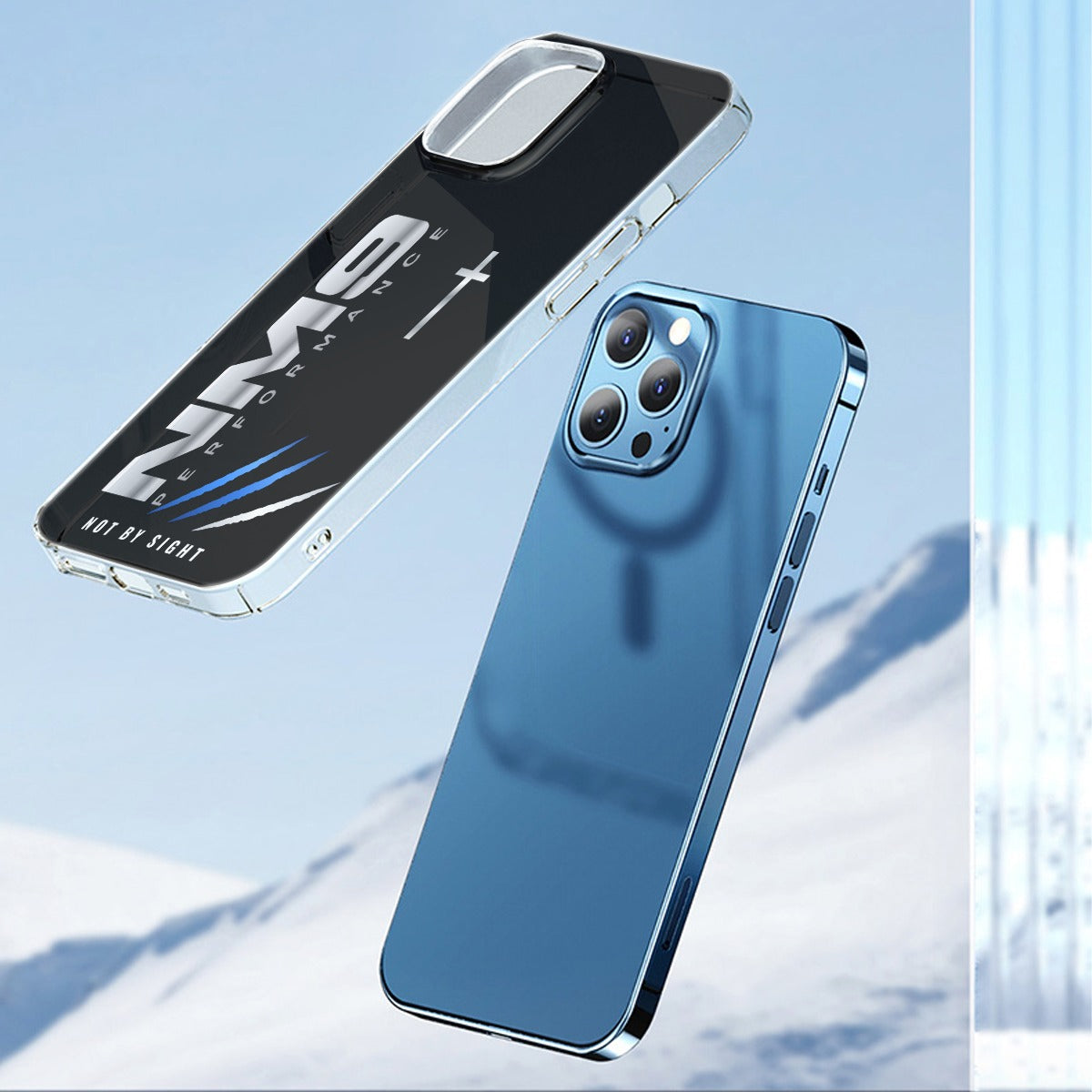 NM9 Phone Case | Black/Blue | iPhone 13 Series