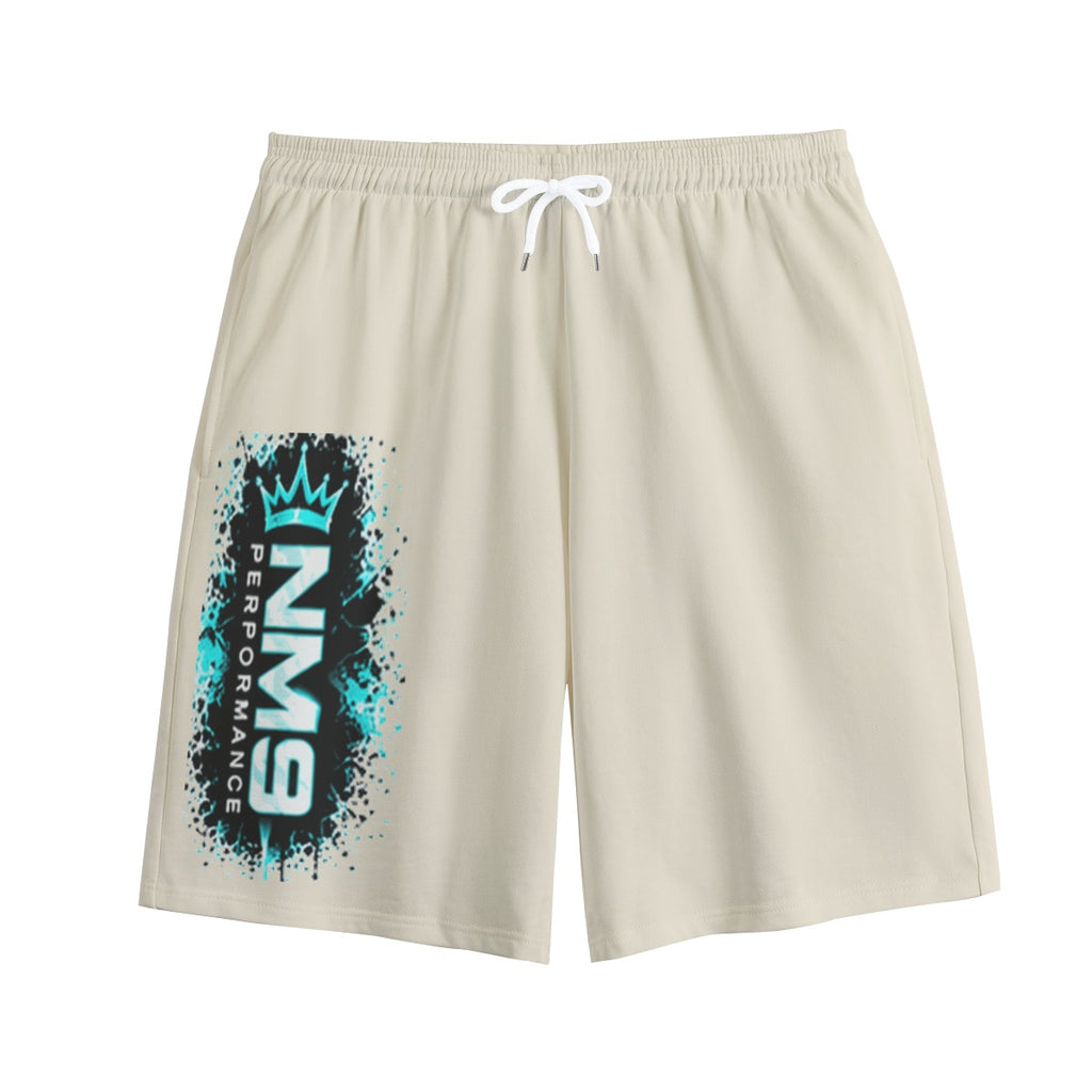 NM9 Ice Collection Sweat Shorts | Built Different Mifsud 9 Edition | Bone