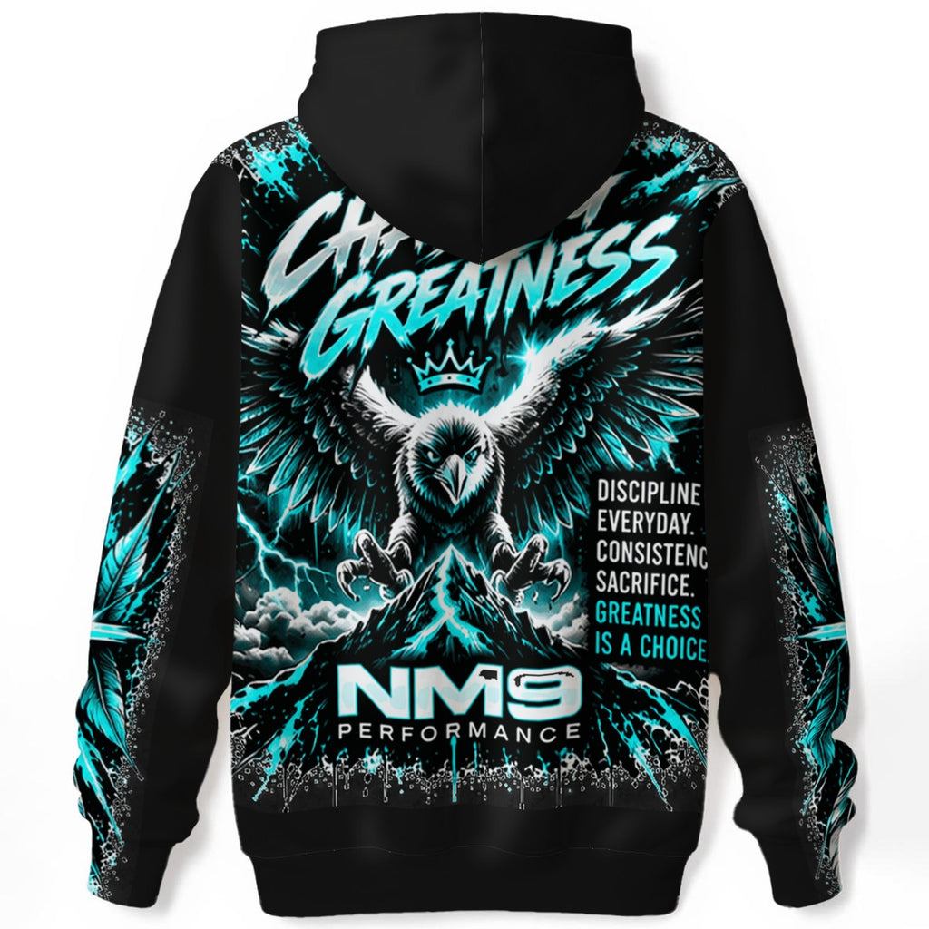 NM9 Ice Collection Hoodie | Chasing Greatness Series | Black