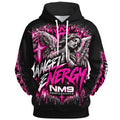 NM9 Pink Collection Hoodie | Angel Energy | Black
