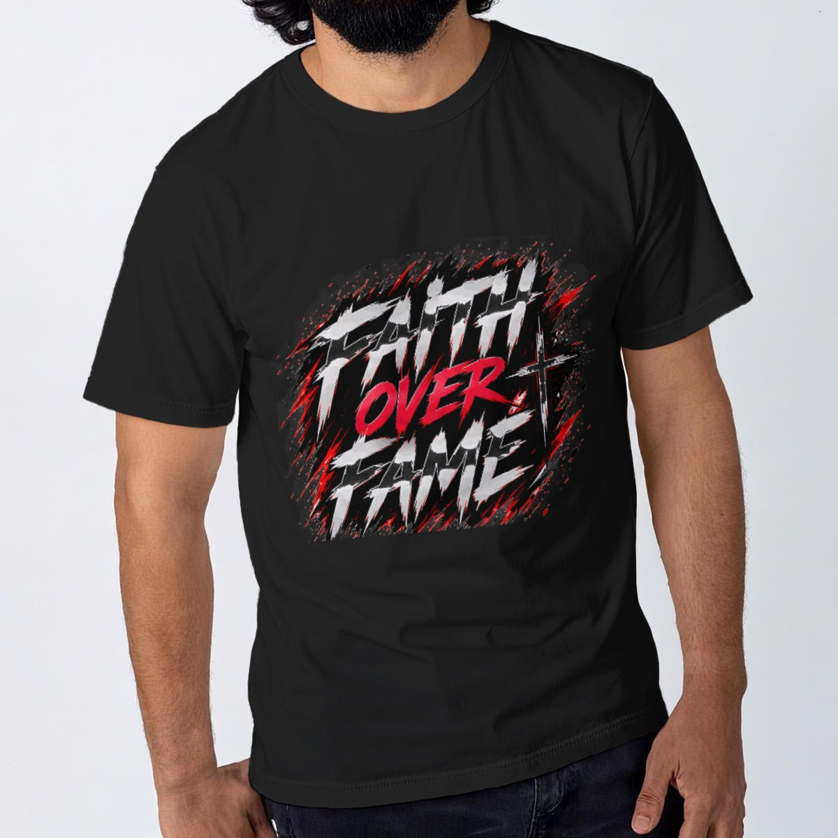 NM9 Executive Collection Tee | Faith Over Fame | Black