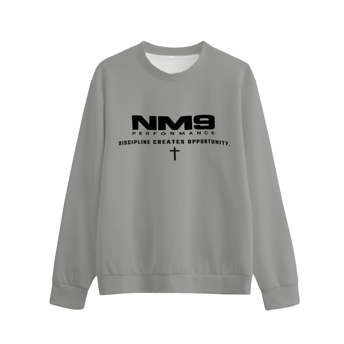 NM9 Performance Crewneck | No Days Off | Heather Grey