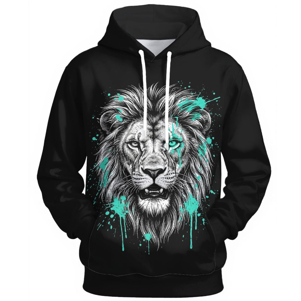 NM9 Ice Collection Hoodie | Lion | Black