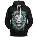 NM9 Ice Collection Hoodie | Lion | Black