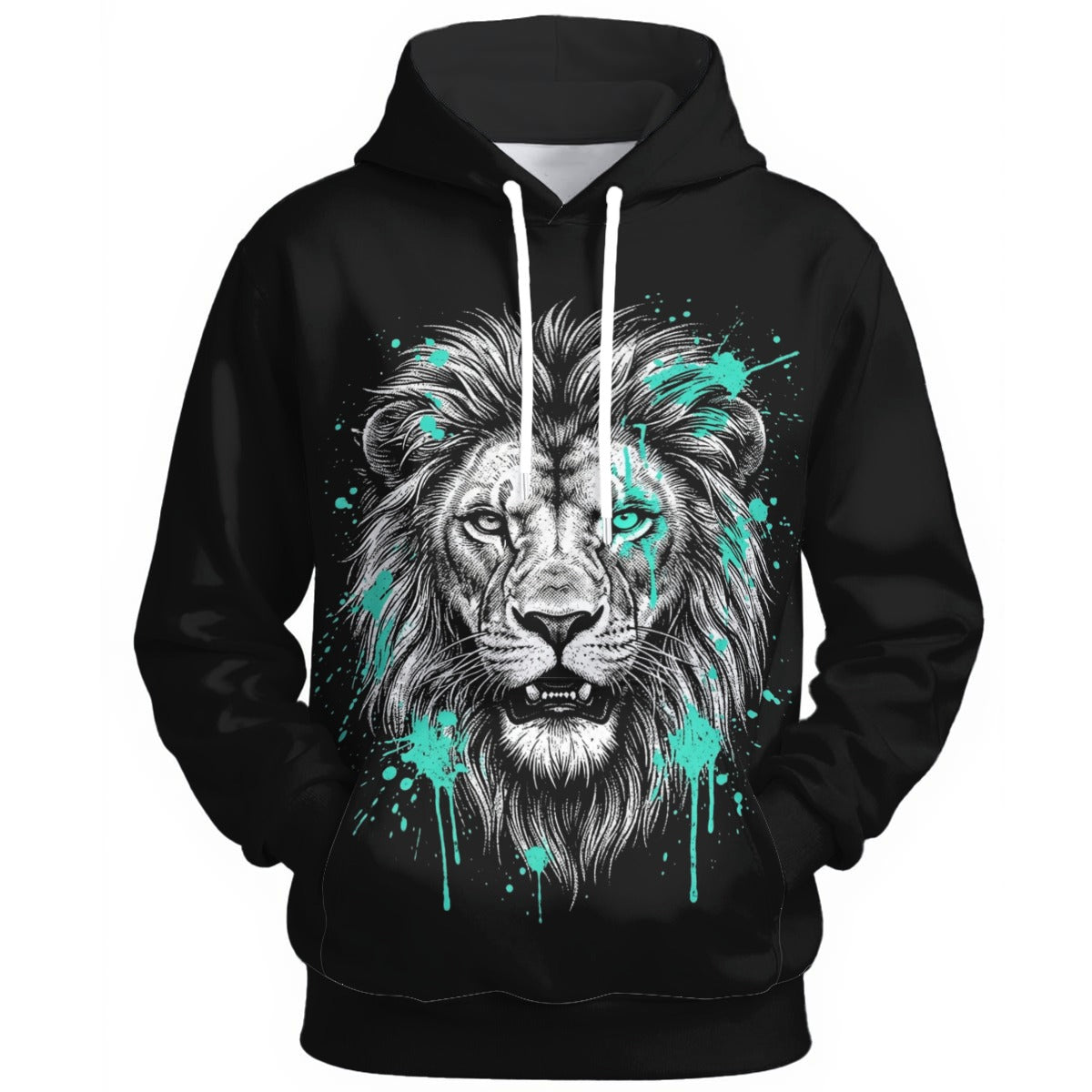NM9 Ice Collection Hoodie | Lion | Black