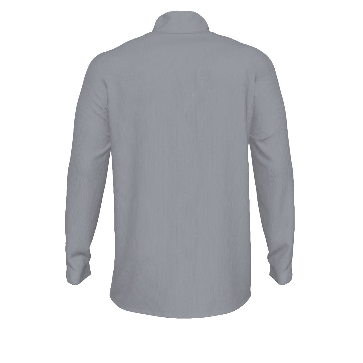 Not By Sight Quarter Zip | Script + Hands | Heather Grey