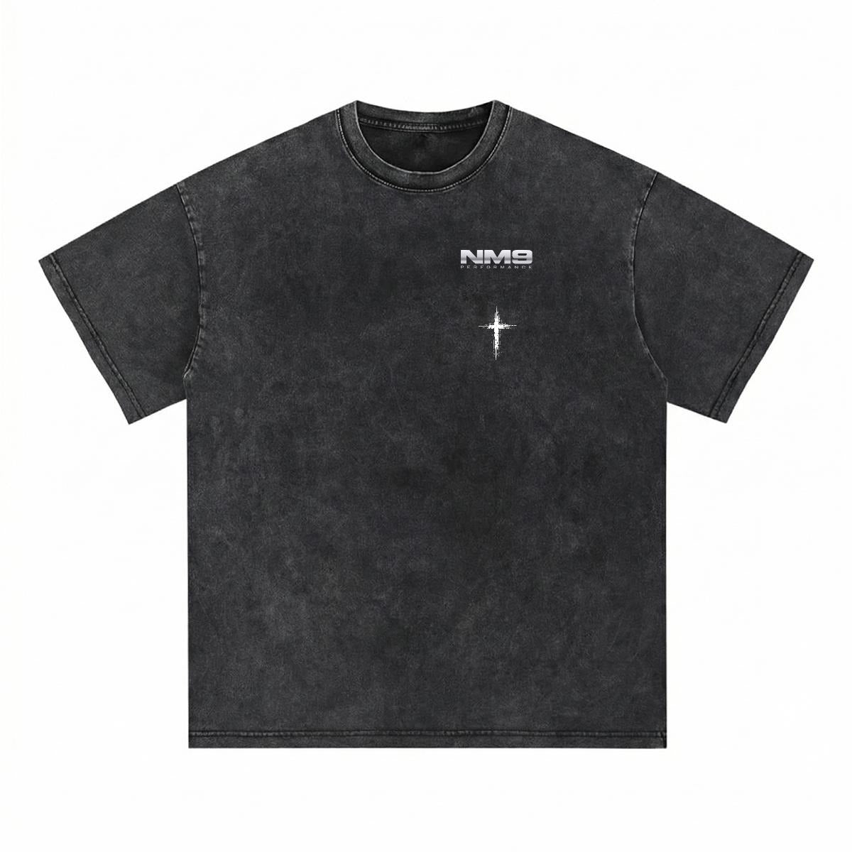 NM9 Hellfire Collection Heavyweight Tee | It's In My Blood | Black