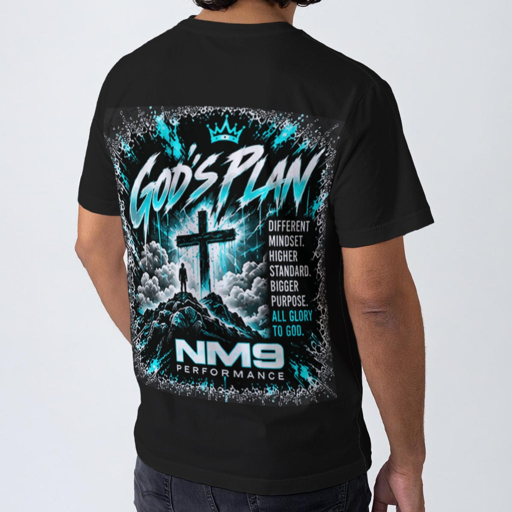 NM9 Ice Collection Tee | God's Plan Statue Edition | Black