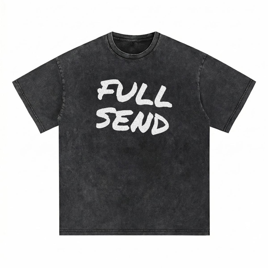 NM9 Performance Heavyweight Tee | Full Send | Black
