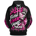 NM9 Pink Collection Hoodie | Faith Over Fame | Black