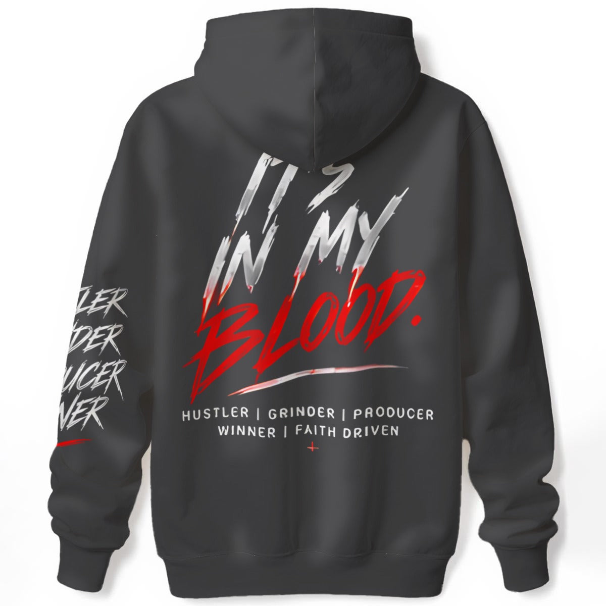 NM9 Bloodline Collection Hoodie | It's In My Blood | Steel Gray