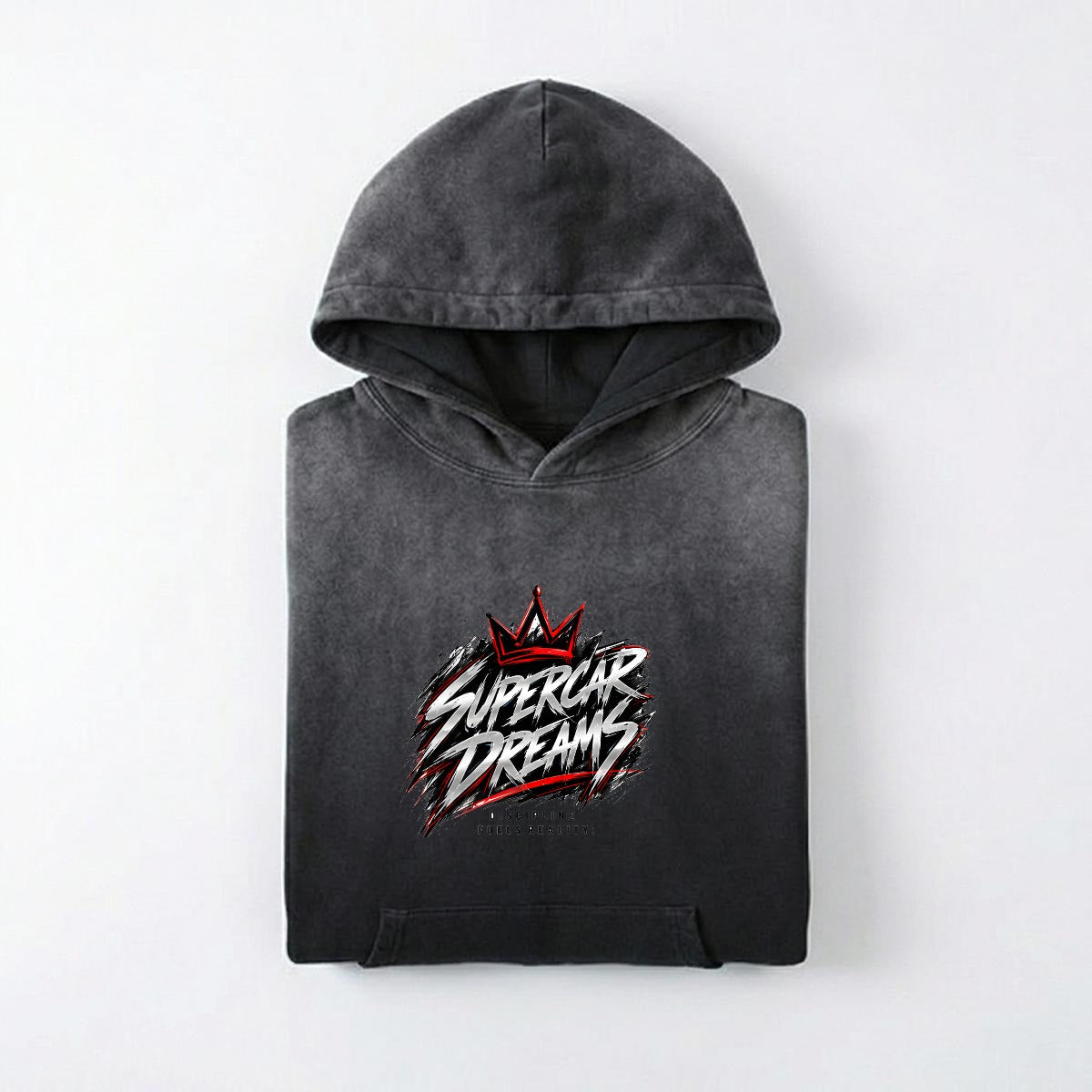 NM9 Executive Collection Heavyweight Hoodie | Supercar Dreams | Black