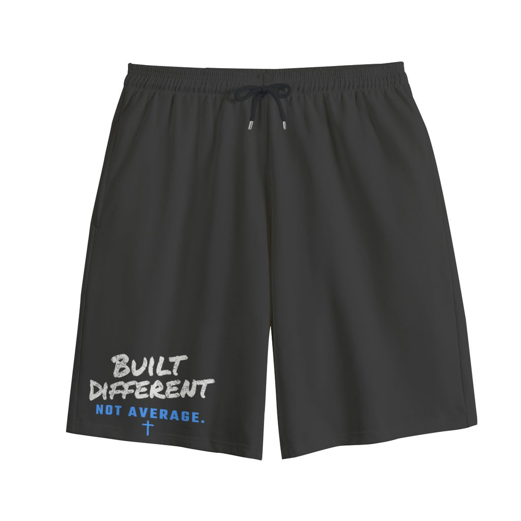 NM9 Performance Sweat Shorts | Built Different | Black