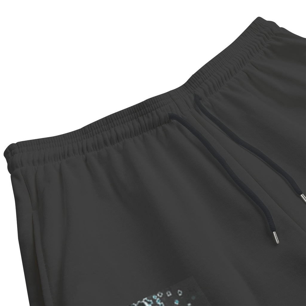 NM9 Ice Collection Sweat Shorts | Built Different Mifsud 9 Edition | Black