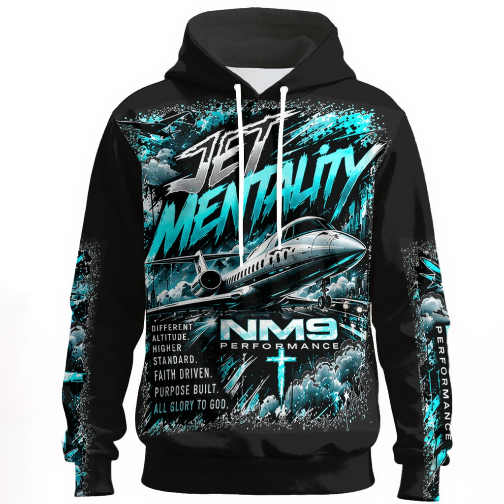 NM9 Ice Collection Hoodie | Jet Mentality Series | Black