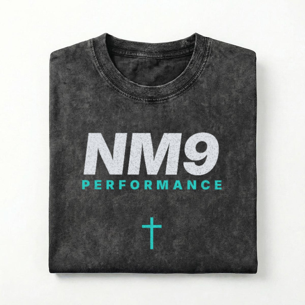 NM9 Ice Collection Heavyweight Tee | Signature | Black