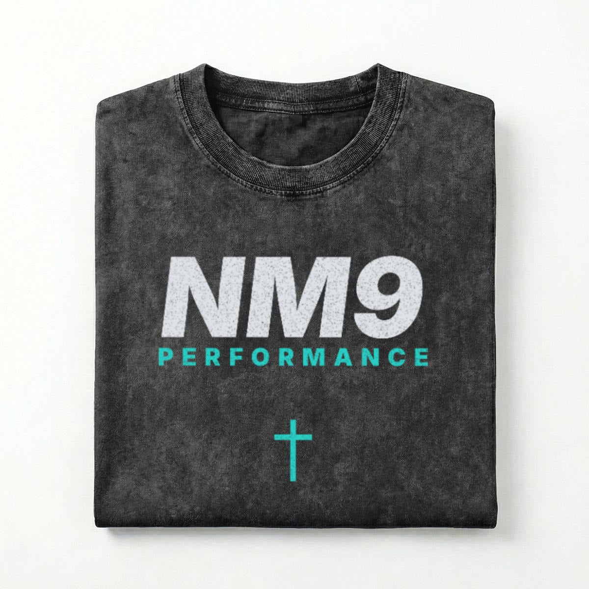 NM9 Ice Collection Heavyweight Tee | Signature | Black