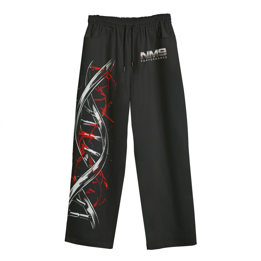 NM9 Bloodline Collection Open Hem Sweatpants | DNA | Black