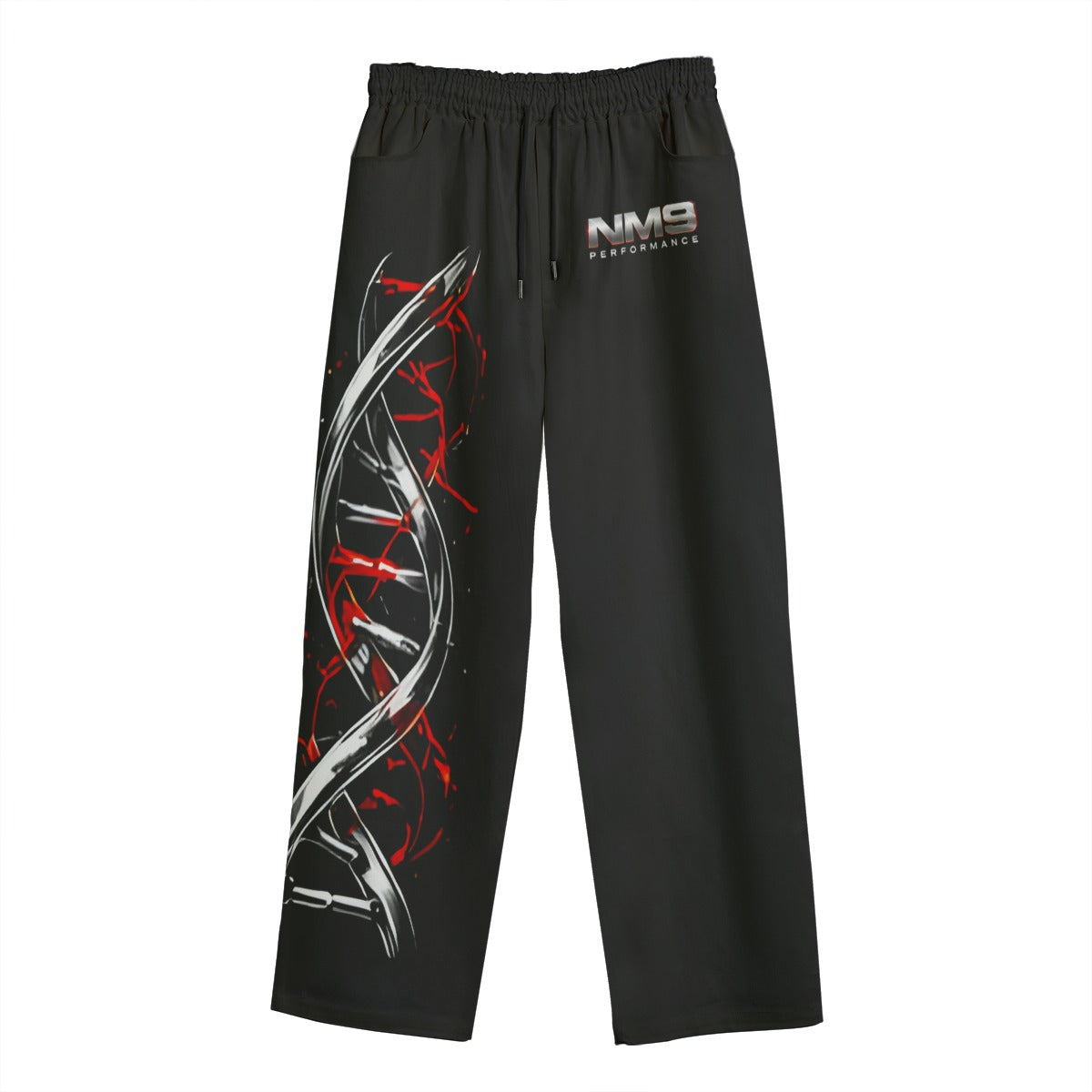 NM9 Bloodline Collection Open Hem Sweatpants | DNA | Black