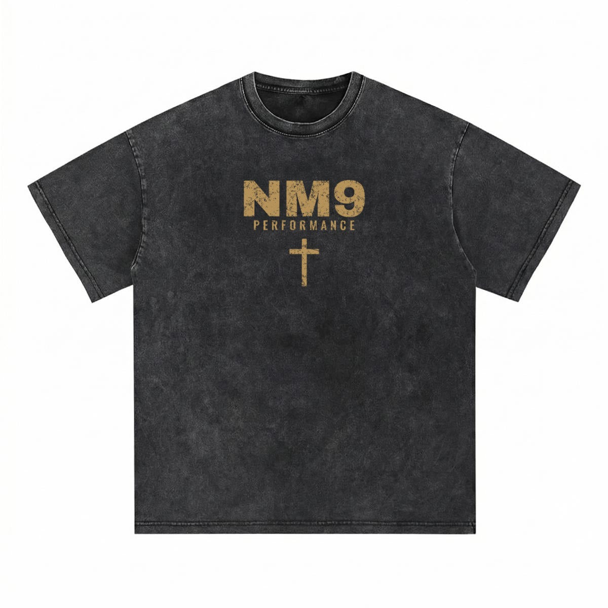 God's Plan Heavyweight Tee | NM9 Performance + Cross | Black